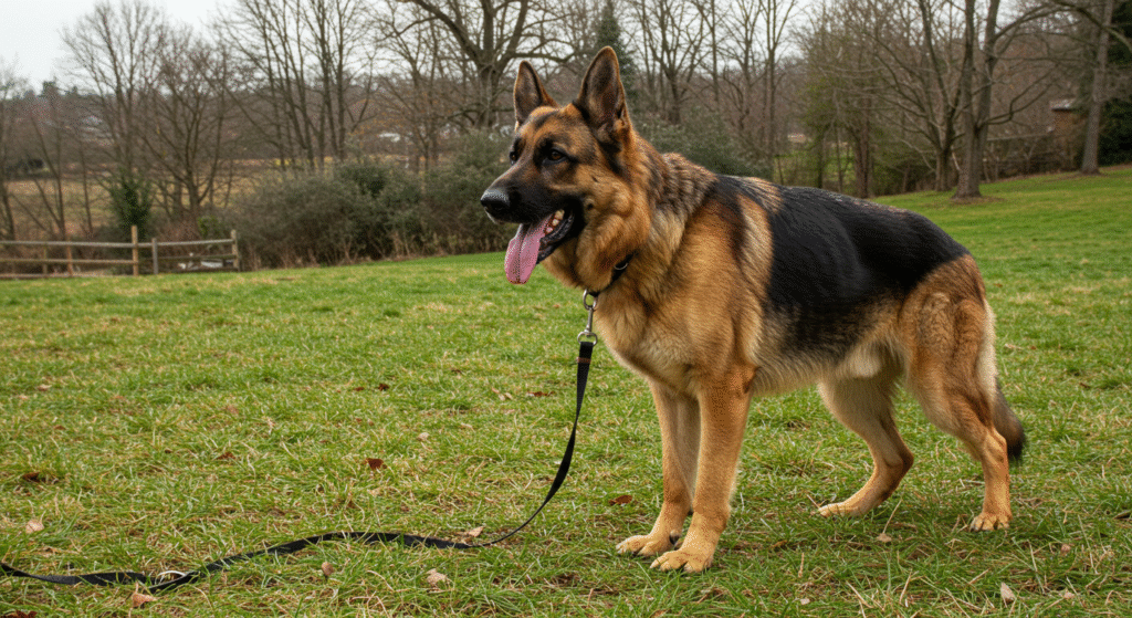6. German Shepherd – The Loyal Guardian on the Go