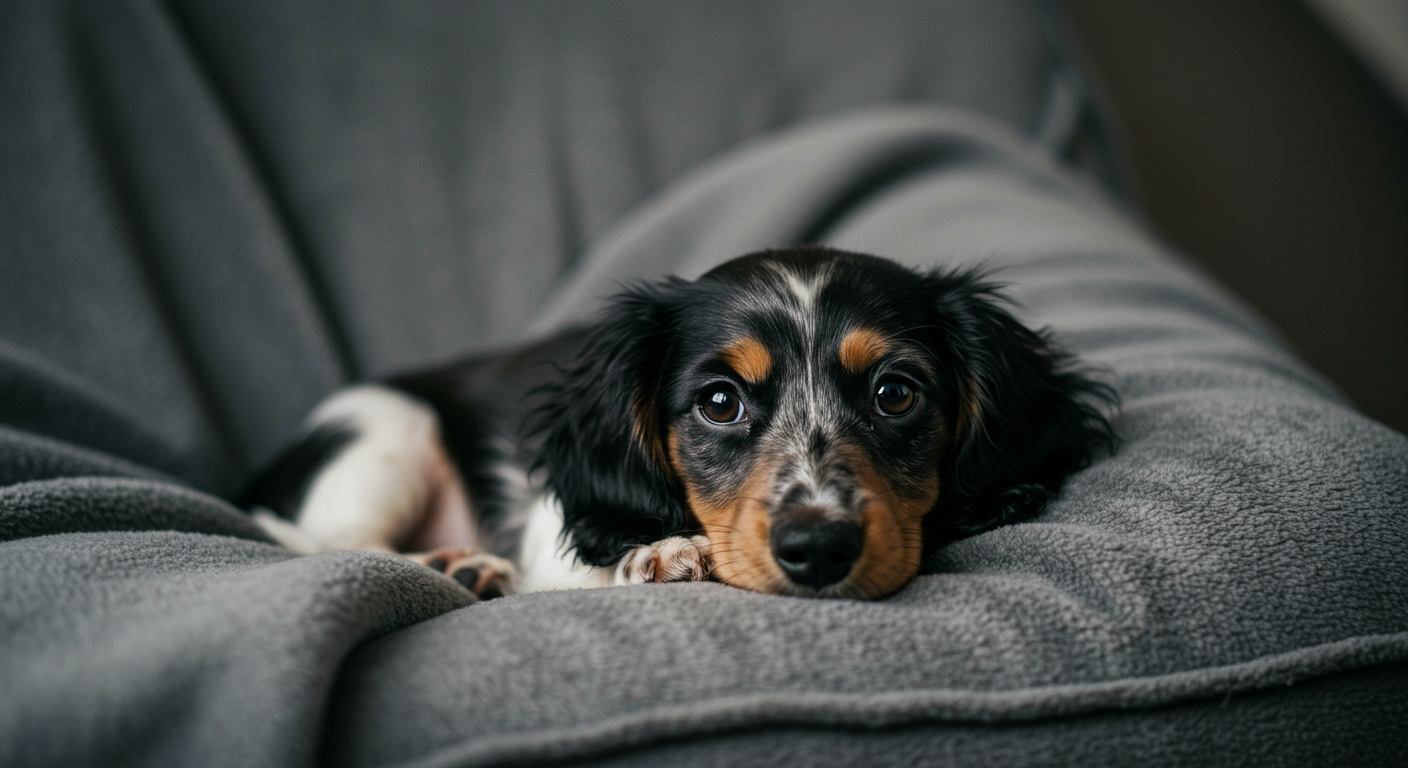 Dog with ears prone to infections