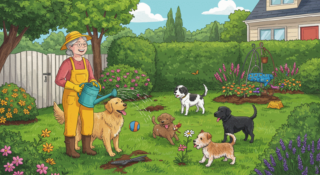 Maintaining a Beautiful Yard with Dogs